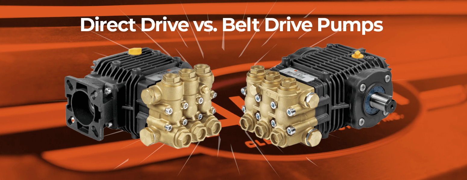 Direct Drive vs Belt Drive Pressure Washer Pump