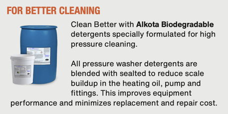 vacuum filtration system cleaning detergents