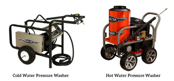 hot-vs-cold Pressure Washers