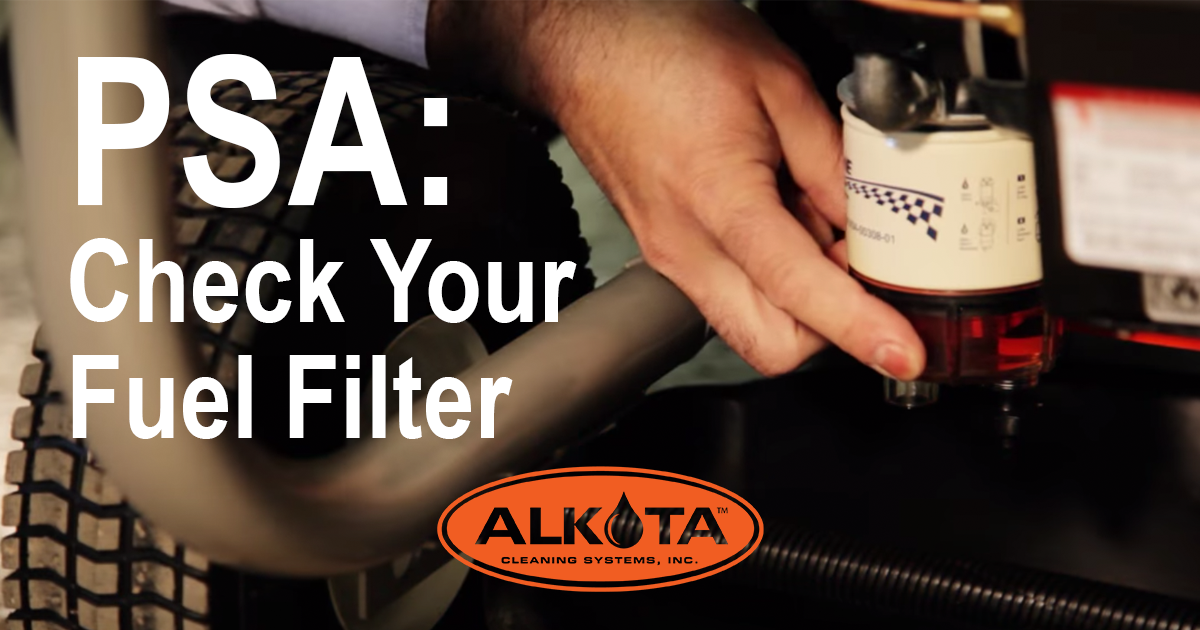 PSA Have your checked your Fuel Filter?